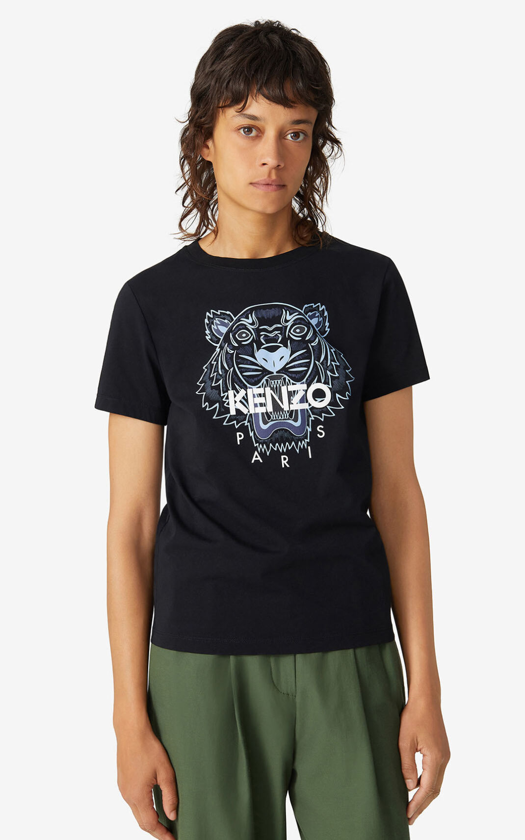 Kenzo Tiger μπλουζακια γυναικεια μαυρα | GR858820